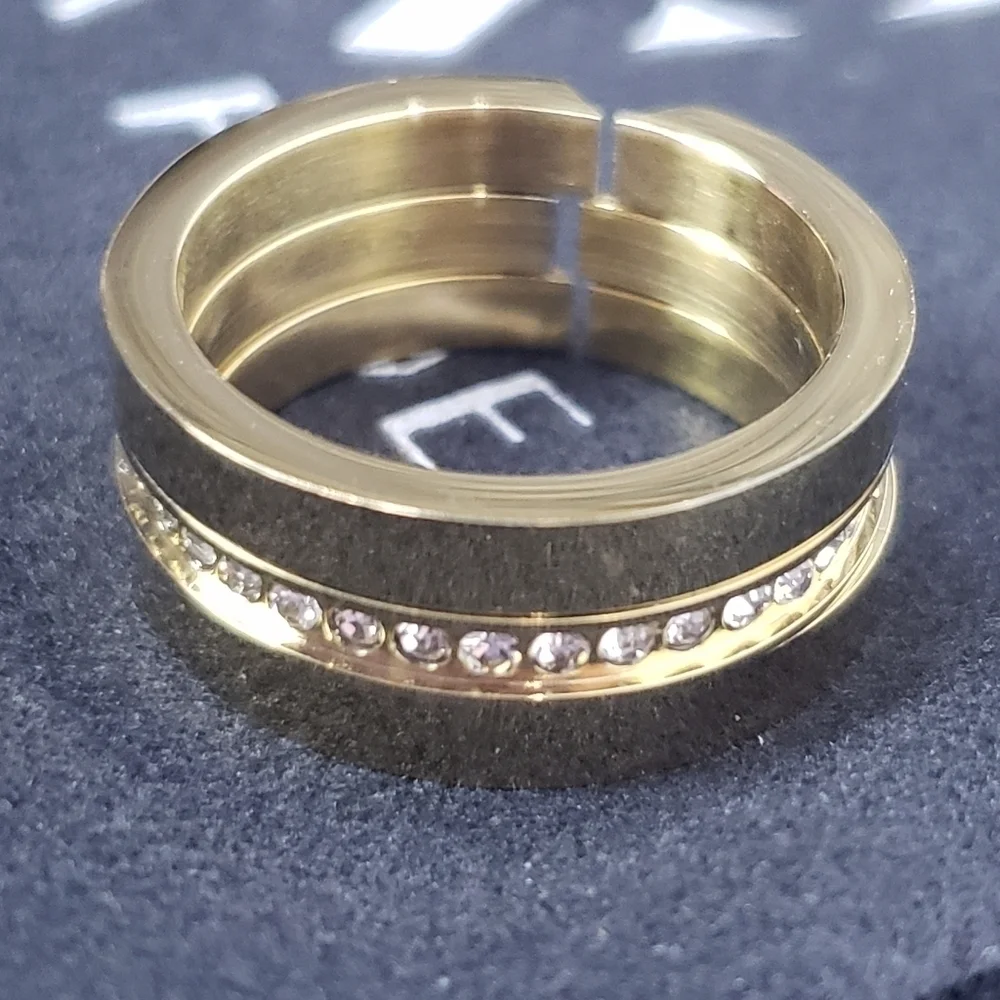 Vita Fede Cassio Pave Stackable Rings - Picture 3 of 9